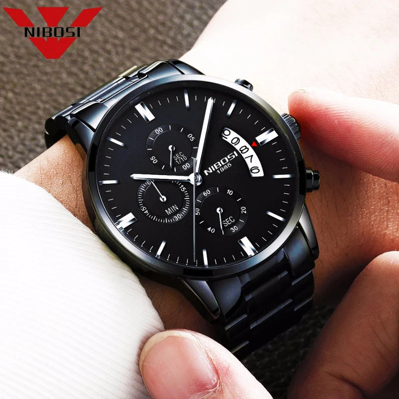 O Relógio Nibosi dispõe de um designer elegante e luxuoso, com um fino acabamento de extrema qualidade