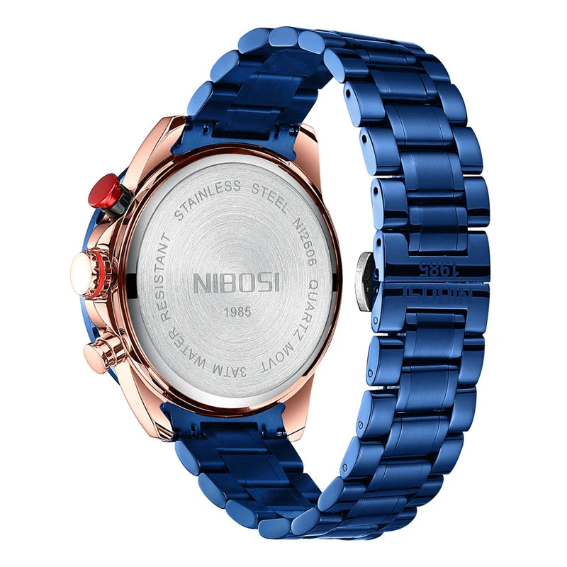 Os Relógios Nibosi dispõem de um designer elegante e luxuoso, com um excelente acabamento de extrema qualidade