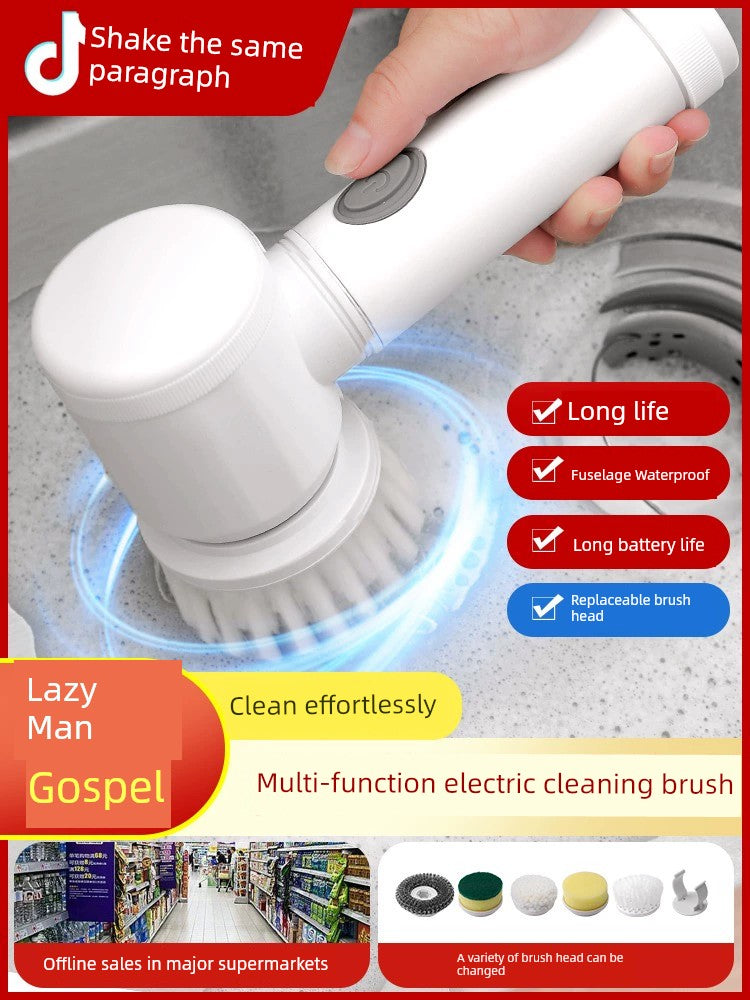 Escova mágica de limpeza para cozinha sem fio multifuncional recarregável e portátil