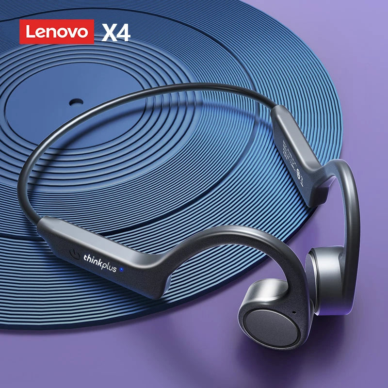 Lenovo-Fones de ouvido X3 Pro, Bluetooth, hifi, gancho de ouvido, fone de ouvido sem fio com microfone, fone impermeável