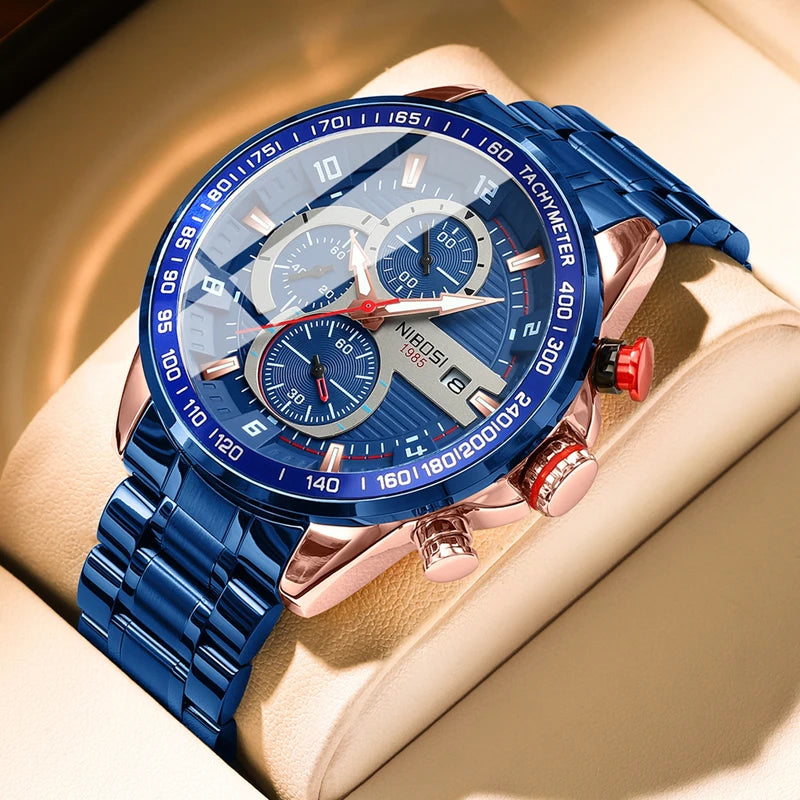 Os Relógios Nibosi dispõem de um designer elegante e luxuoso, com um excelente acabamento de extrema qualidade
